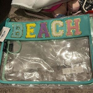 Varsity Letter Pouch NWT